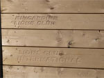 Raised funds by selling engraved boards